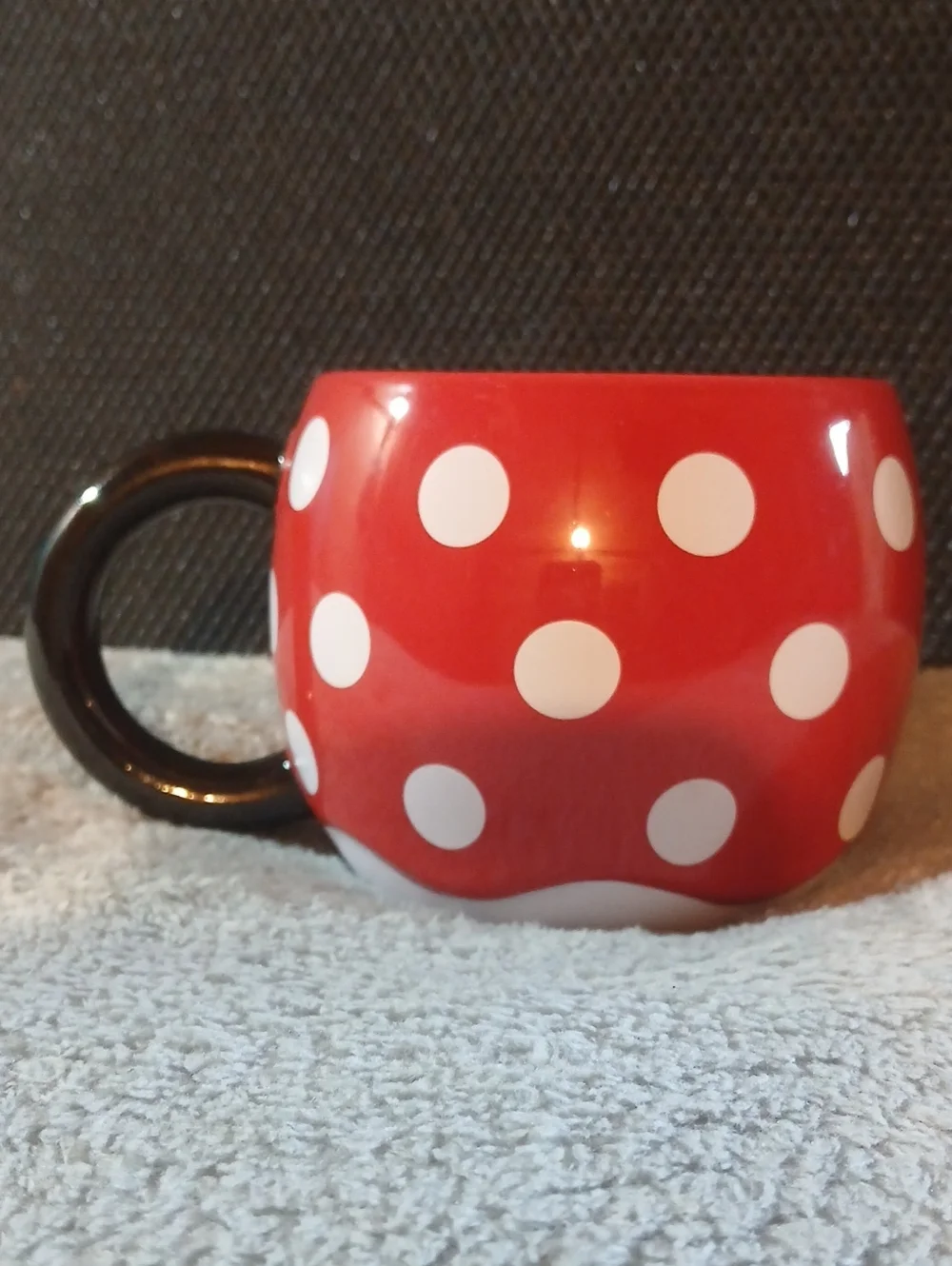 Minnie Mouse Red Polka Dot Ceramic Accent Mug